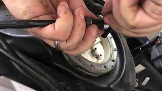 Replacing the fuel fitting on a BMW R 1200 GS [upl. by Tessler856]