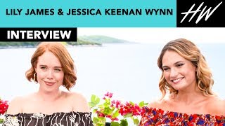 Mamma Mia Stars Lily James amp Jessica Keenan Wynn Talk About Sneaking Out To Go To Parties Hollywire [upl. by Dominik16]