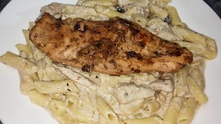 Creamy Chicken Alfredo Pasta Recipe 🍝 l pasta recipe by cook and bake with farheen [upl. by Ahsian]