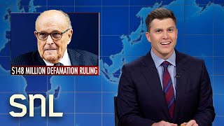 Weekend Update Giuliani’s 148 Million Defamation Ruling Biden and Obamas Obamacare Video  SNL [upl. by Avraham]