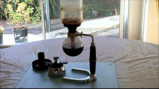 Hario Syphon Coffee Maker TCA 2 in action [upl. by Kubetz167]