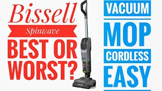 Bissell Spinwave  Vac 2 in 1 Mop Vacuum Full Review 💯😁 [upl. by Anaytat]