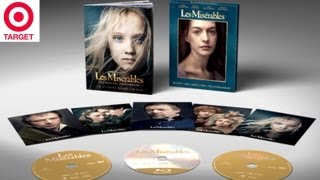 Les Misérables Target Exclusive Deluxe Gift Set BlurayDVD Unboxing  2012 [upl. by Eelime376]