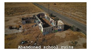 Abandoned School Ruins Drone footage to chillax to [upl. by Nagiam995]