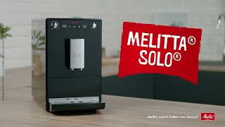 Melitta® Kaffeevollautomaten  Solo® schwarz [upl. by Yluj]