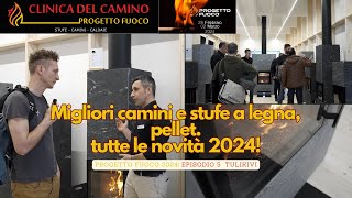 Migliori camini e stufe a legna o pellet Progetto fuoco 2024 tutte le novità Tulikivi pt 5 [upl. by Ilojna]