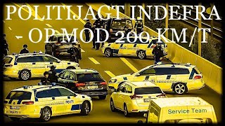 Politijagt indefra  Op mod 200 kmt [upl. by Patterman]