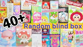 40 POP MART amp Random blind box unboxing  hirono  Hacipupu  shinwoo  Dimoo  plushies and more [upl. by Otero]