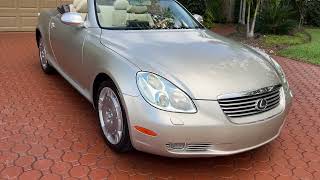 05 LEXUS SC 430 CONVERTIBLE PREMIUM PKG NAVIGATION BLUETOOTH HTD LEATHER SEATS FOLKS IT IS PERFECT [upl. by Quickman560]