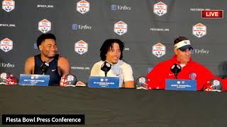 Vrbo Fiesta Bowl  Liberty Post Game Press Conference [upl. by Edroi]