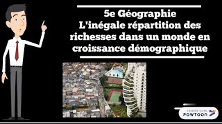 5e Géographie  La croissance démographique ET Répartition de la richesse et de la pauvreté [upl. by Pinette]