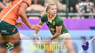 Can Springbok Women stage incredible comeback  Final Minutes  South Africa v Australia  WXV 2 [upl. by Naira]