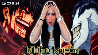 MEGUMIS DOMAIN EXPANSION Jujutsu Kaisen Episode 23 amp 24 REACTION quotNew Anime Fanquot Reacts [upl. by Naut544]