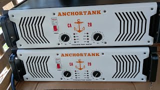 Testing CA20 By Anchortank Power Amplifier and Broadway speaker 🔊🔊 [upl. by Ailehc]