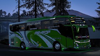 Trip Malam Menuju Wangon w Bus MSM Asyrof quotTuan Mudaquot JETBUS 5‼️ ETS 2 Indonesia [upl. by Khajeh]