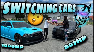 SWITCHING CARS WITH A 2ND GEN DEMON SWAP OWNER FOR 24HOURS [upl. by Nwahsek]