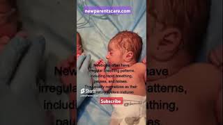 Understanding Newborn Breathing Patterns What to Expect newparentslife newborncare [upl. by Bohaty349]