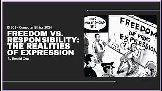 Freedom vs Responsibility The Realities of Expression [upl. by Otsedom]