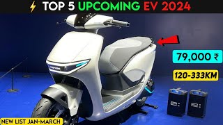 ⚡Top 5 Upcoming Best Electric Scooter 2024  Starting 79000₹  Best Electric scooter  Ev auto Gyan [upl. by Erasmus]