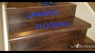 Laminate Flooring on Stairs [upl. by Leavelle]