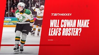 Wickenheiser Top prospect Cowan very close to making Leafs [upl. by Yreved141]