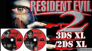 Playing PSX On 3DS  Resident Evil 2 Leon and Claire Campaign Disk 1 And 2 [upl. by Yuhas]