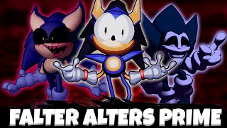 Falter Alters Prime Sonic VS Friday Night Funkin  Charted Retake FNF MOD [upl. by Jegger]