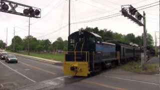 Wilmington and Western Railroad SW900 915 Newly Repainted at Marshallton Yard [upl. by Hanford390]