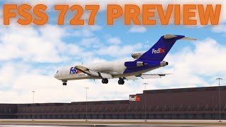 Flight Sim Studios Boeing 727200F Early Look  PREVIEW  Memphis to Indianapolis [upl. by Dwayne]