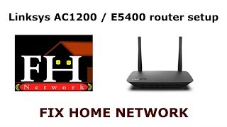 Linksys AC1200 setup  Easy Guide  Linksys E5400 router [upl. by Alyek]