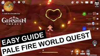 Full Guide Pale Fire World Quest  The Secrets of Fravashi Trees  Genshin Impact [upl. by Odie]