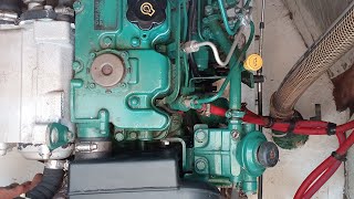 Servicing Our Volvo Penta D130 S8 EP4 sailing [upl. by Nalyorf]