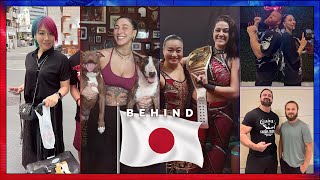 Behind JAPAN  WWE Superstars Behind the Scenes in Japan Asuka Bayley and more [upl. by Hirza]