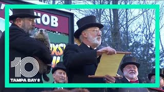 Punxsutawney Phil makes prediction on Groundhog Day 2022 [upl. by Cullin565]