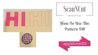 ScanNCut How To Use The Fill Patterns with A Pen Tool [upl. by Goran425]