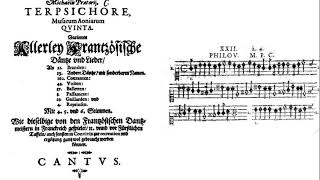 M Praetorius 15711621 PHILOVXXII from Terpsichore  Organ transcription [upl. by Moorish]