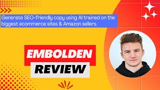 Embolden review Demo  Tutorial I Automatically generate SEOfriendly copy for ecommerce business [upl. by Sandler]