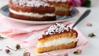 Torta paradiso con crema semplice al latte [upl. by Eilegna37]