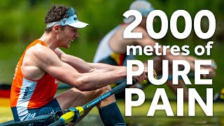 Rowing 2000m of PURE PAIN [upl. by Llerrac]