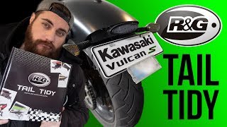 RampG TAIL TIDY INSTALL  Kawasaki Vulcan S [upl. by Aiyekal528]