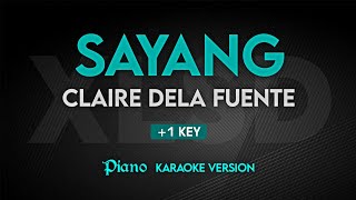 1 SAYANG  Claire dela Fuente  Karaoke Version  Platinum Piano XL SD [upl. by Lapo]