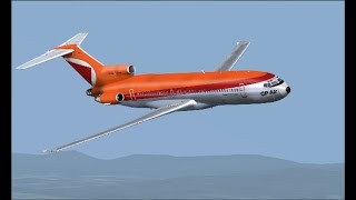 FSX  B727100200  JT8D17 engine sounds  fd views [upl. by Ylra335]