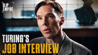 Turing Is Interviewed For the Enigma Code Project  The Imitation Game [upl. by Garv]