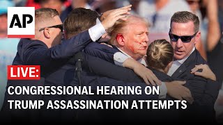 LIVE Congressional hearing on Trump assassination attempts [upl. by Plath359]