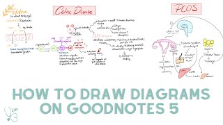 How to draw diagrams amp flowcharts  Goodnotes 5 on the iPad Pro [upl. by Yedrahs]