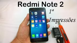 Xiaomi Redmi Note 2  Unboxing e Primeiras Impressões  Importado [upl. by Irneh]