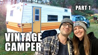 buying a vintage camper to renovate [upl. by Heinrik]