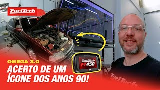 Omega 30 original com FT450 no dino [upl. by Ydiarf]