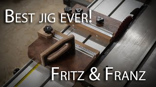 GameChanging Jig for Sliding Table Saws Build the Fritz and Franz Jig [upl. by Nmutua]