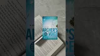 Current read Archers Voice By Mia Sheridan📚 this book is giving me all the feels🥺 booktube [upl. by Auhsej]